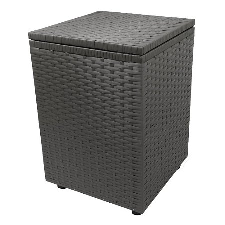 Cesto de Roupa em Fita 40x40x57cm c/ Rodas