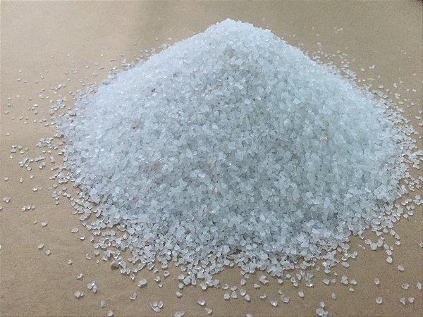 Grão De Quartzo - Malha 10 Dióxido De Silício Branco