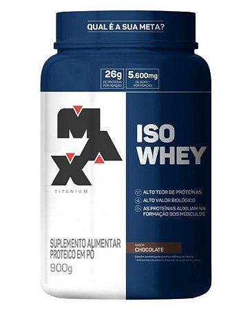 Iso whey Max Titanium chocolate 900g