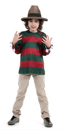 Fantasia Freddy Krueger Infantil - Halloween