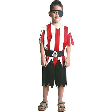 Fantasia Pirata Infantil Masculino - R$ 111