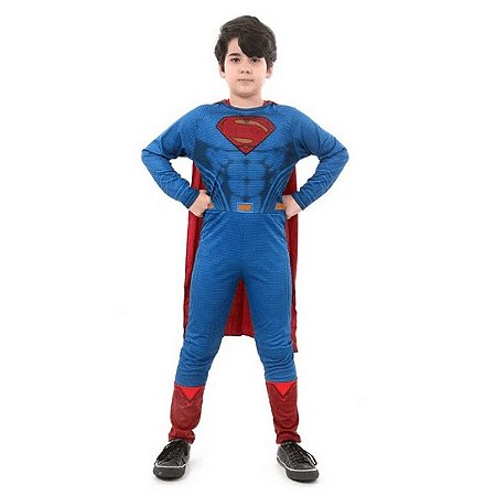 Fantasia Super Homem Infantil Standard - Liga da Justiça Original