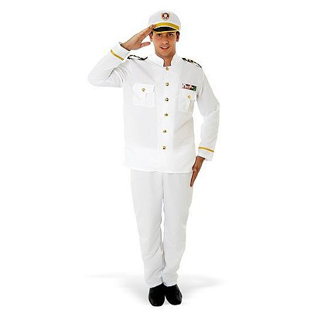 Fantasia Comandante Naval Adulto