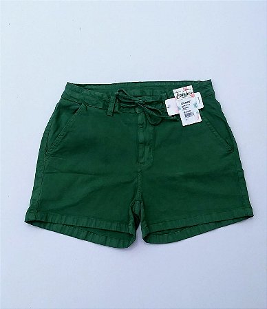 Shorts Feminino Plus Size Verde - FHB Modas - Moda Plus Size