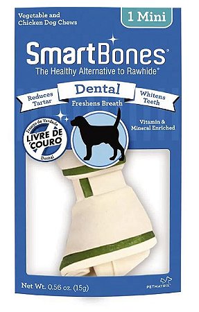 Ossinho para Cães Smartbones Dental Mini - 1 unidade