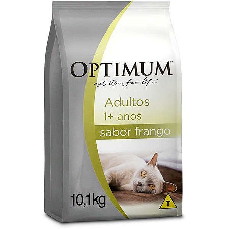 Ração de Frango Optimum para Gatos Adultos - 10kg