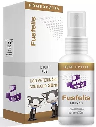 Real H Homepet - Fusfelis Homeopatia Síndrome Urinária - Para Gatos
