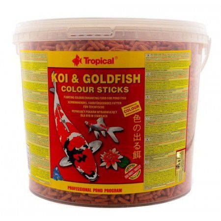Ração Tropical Koi & Goldfish Colour Sticks - Para Peixes - 1500g