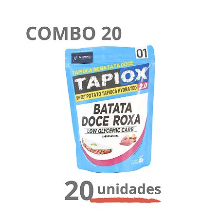 TAPIOX 2.0 TAPIOCA DE BATATA DOCE 20 UNID