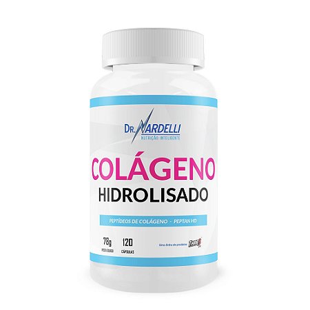 COLÁGENO HIDROLISADO 500MG PEPTAN HD - 120 CÁPSULAS