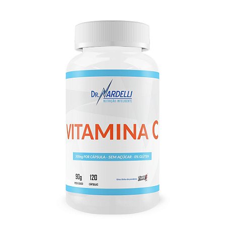 VITAMINA C 500 MG - SEM AÇÚCAR - SEM GLÚTEN 120 CÁPSULAS