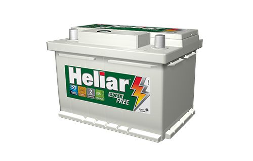 Bateria Automotiva Heliar Super Free HF65HD 24M CCA550 M60AD M60AX
