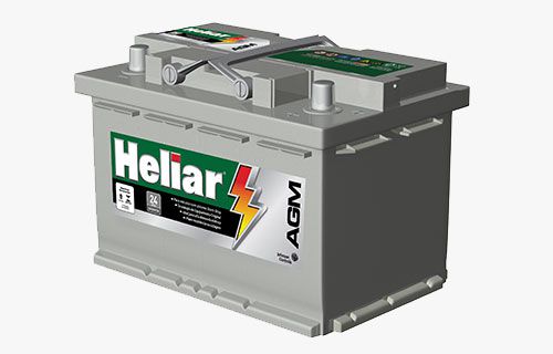 Bateria Automotiva Heliar Start-Stop AG70PD AGM 24 meses de garantia CCA760 MA70LD