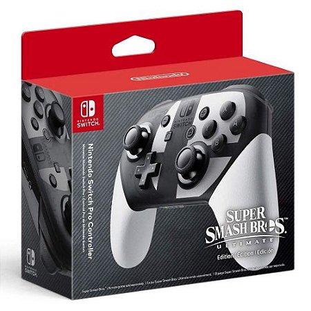 Controle Nintendo Switch Pro Controller Super Smash Bros