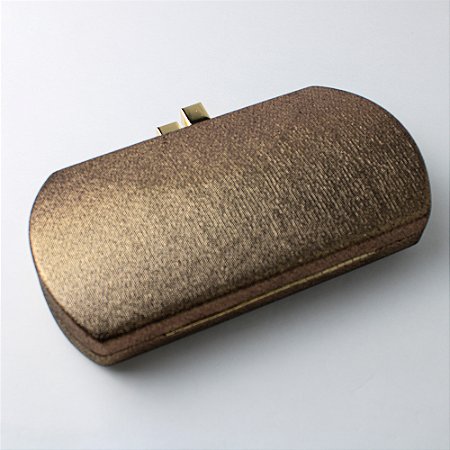 Bolsa Lurex Clutch com Fecho Dourado