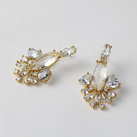 Brinco Metal Zircône