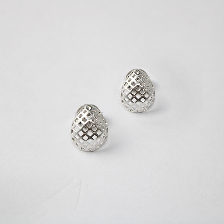 Brinco Folheado Vazado Gota