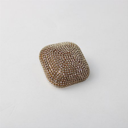 Broche Metal Cristal