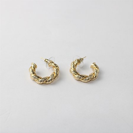 Brinco Metal Argola Torcida