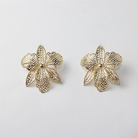 Brinco Metal Flor