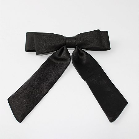 Prendedor de Cabelo Barrete com Laço em Cetim