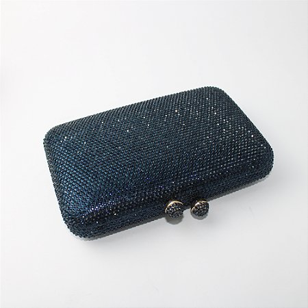 Bolsa Clutch de Festa em Cristais