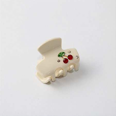 Prendedor Resina Mini Piranha Cereja