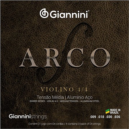 Encordoamento Giannini Violino GEAVVA 5972