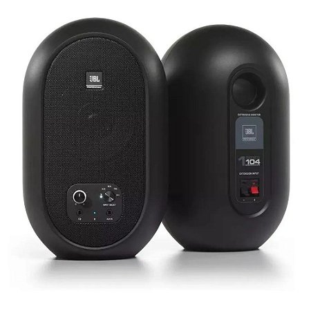 Monitor De Estúdio Jbl 104 Bluetooth Speaker Black Preto