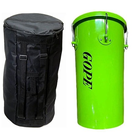 Kit Rebolo Tantanzinho Cônico Gope Verde 10 pol x 45cm Capa