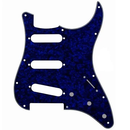Escudo para Guitarra Azul Perolado Stratocaster 67c BL - Phx