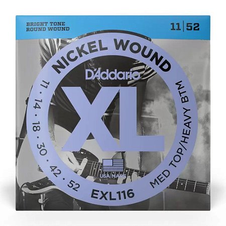 Encordoamento Daddario Guitarra 011 EXL116 Nickel Wound
