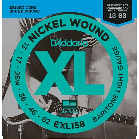 Encordoamento Daddario Guitarra 013 EXL158 Nickel Wound