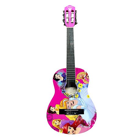 Violão Infantil Phx Disney Princesas Celebration Vip-5 rosa