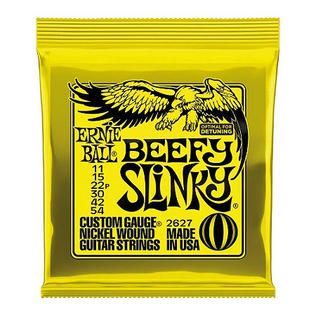 Encordoamento Ernie Ball Guitarra 011 Beefy Slinky P02627