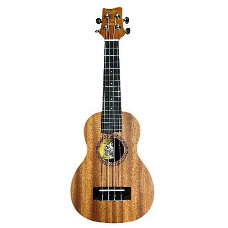 Ukulele Soprano Mahina Ma21k Sapele Acústico Fosco Natural