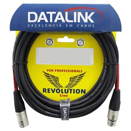 Cabo Datalink Revolution Microfone Balanceado 030mm xlr 10m
