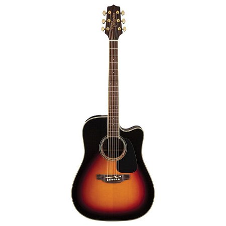 Violão Takamine Gd51 CE BSB Brown Sunburst aço Folk