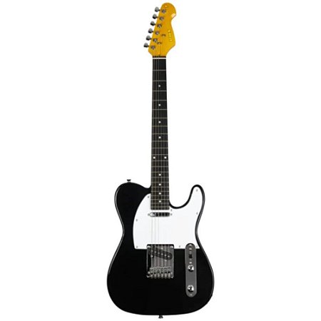 Guitarra telecaster phx tl-1 preto alnico alder tarraxa trava