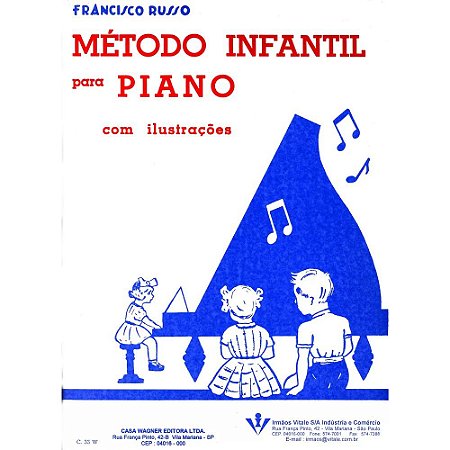 Método infantil para piano por Francisco Russo 033 CW 00344