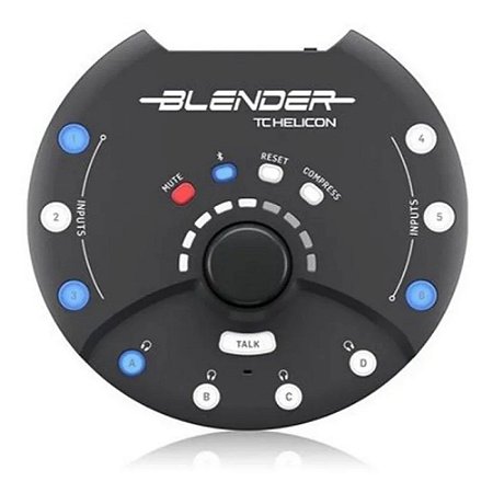 Interface De Audio Blender Tc Helicon produção e ensaios silenciosos