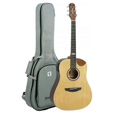 Violão Strinberg Sd201hc Ns Natural Satin Folk Fosco