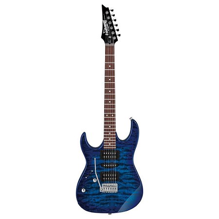 Guitarra Canhota Ibanez Grx 70qaL Tbb Azul