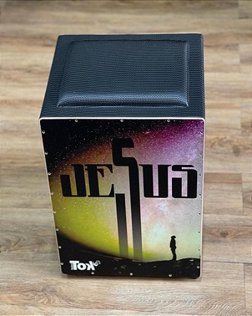 Cajon Elétrico Nobre Tok Jesus com Bongô embutido