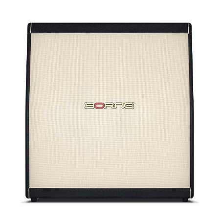 Caixa Borne Vrx 412 gabinete 4x12 8ohms Preto creme guitarra