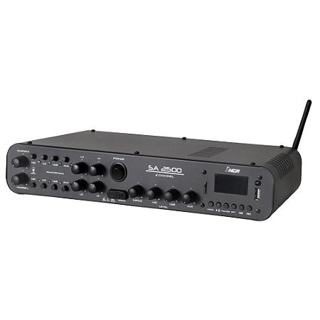 Receiver Amplificador Ll Audio SA2500 som ambiente c/ gongo