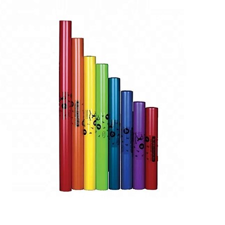 Boomwhackers Tubo Escala Diatônica Dó Maior Jog Vibratom