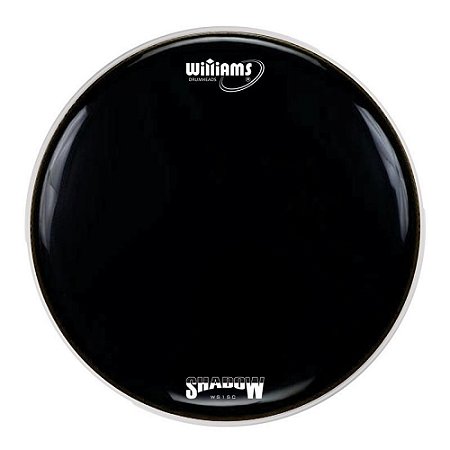 Pele 20 Williams resposta bumbo Preto Shadow c Anel Abafador