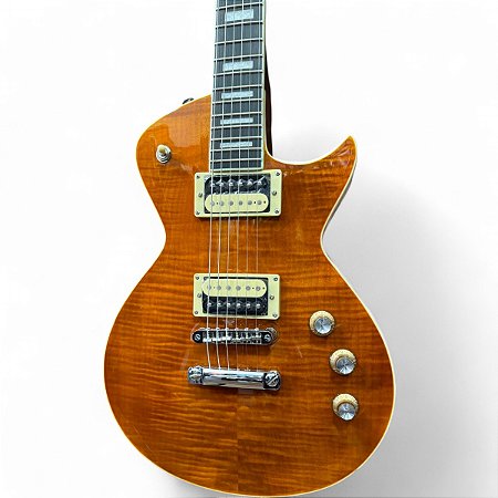 Guitarra Les Paul Tagima Mirach Transparent Amber + Case