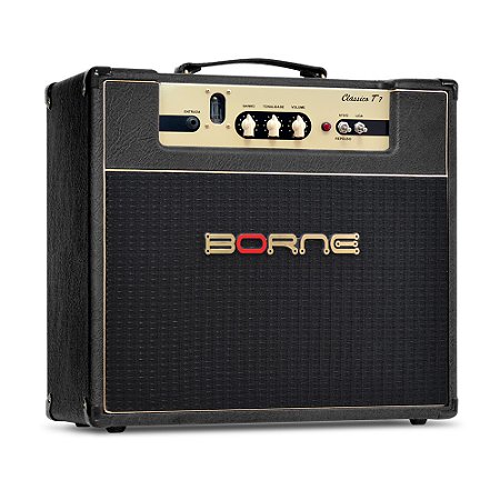 Amplificador Borne Clássico T7 Preto 7w 12 polegadas